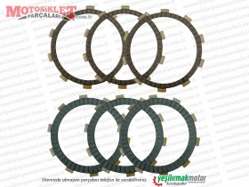 CF Moto 250SR - 450SR Debriyaj Balatası Set (3KALIN-3 İNCE-10 TIRNAK)